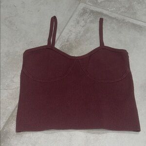 Madewell Ribbed Bustier Camisole